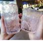 Preview: 360Home Glas mit Gletschermuster verdickte Textur